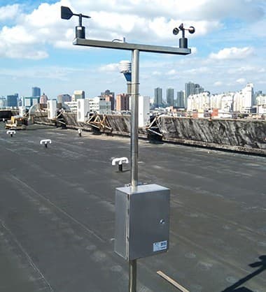 六要素自动气象站-上海某电力工程项目