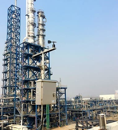 空气质量监测气象站-某化工监测项目